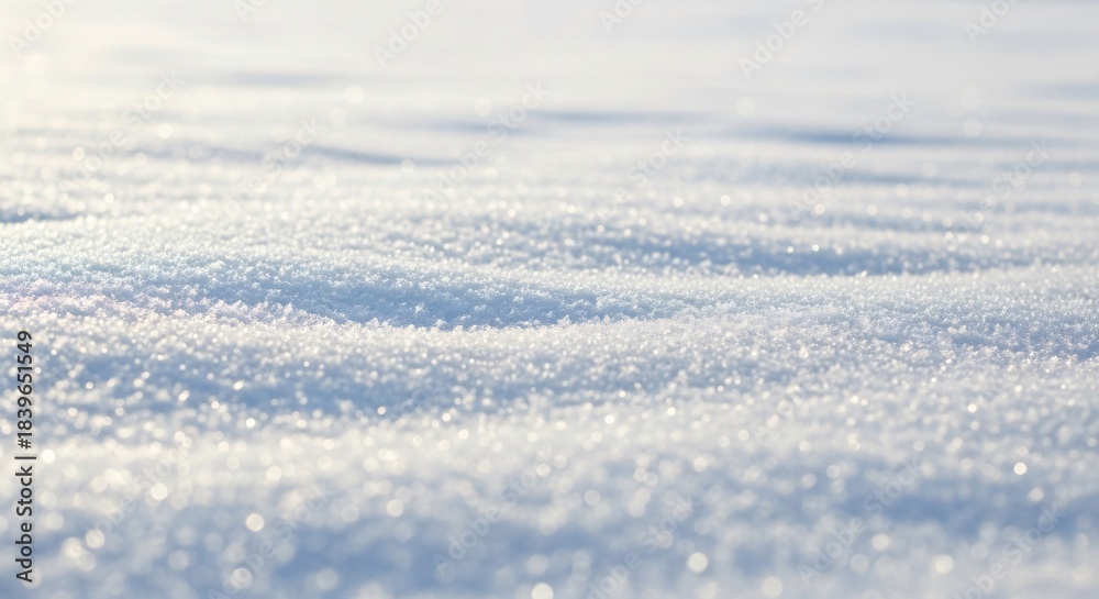 Obraz premium Textured winter snow surface with soft light and shadows, a beautiful cold season backdrop