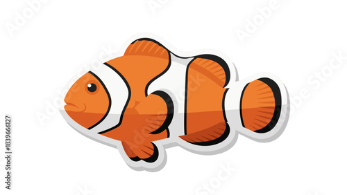 vector illustration of a fish
