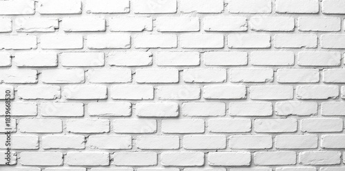 Distressed white brick wall, showing aged texture , image, wall