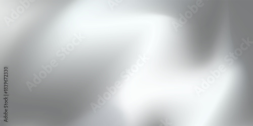 Silver foil background with metal mirror texture. Chrome gradient surface with light gloss. cold; effect; black; sheet; shiny