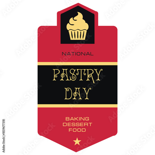 Label for National Pastry Day