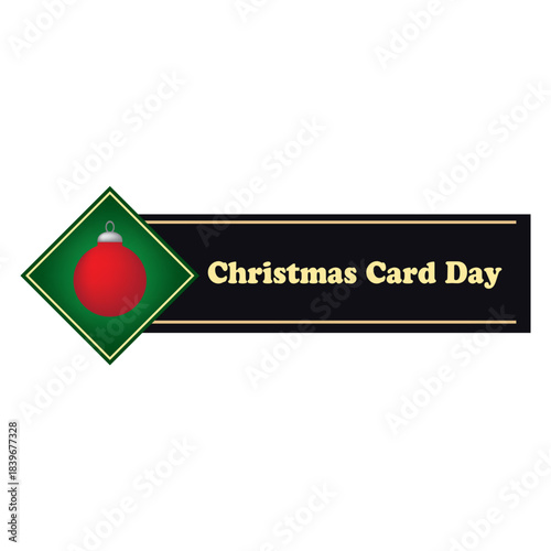 Sticker for Christmas Card Day
