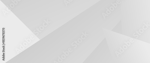 Clean, minimalist abstract background with intersecting geometric planes in subtle shades of white and gray, creating a modern and elegant visual texture.