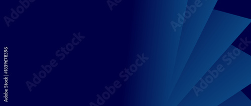 Dynamic abstract background featuring a deep blue gradient and sharp geometric forms, perfect for modern designs, technology, and corporate presentations.