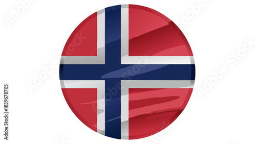 iceland flag button
