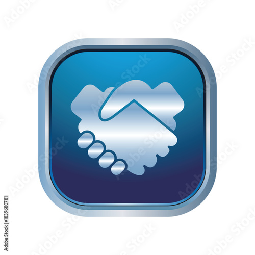 Handshake icon design template
