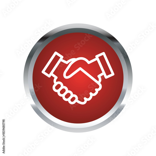 Handshake icon design template