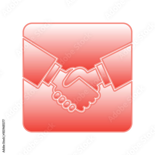 Handshake icon design template