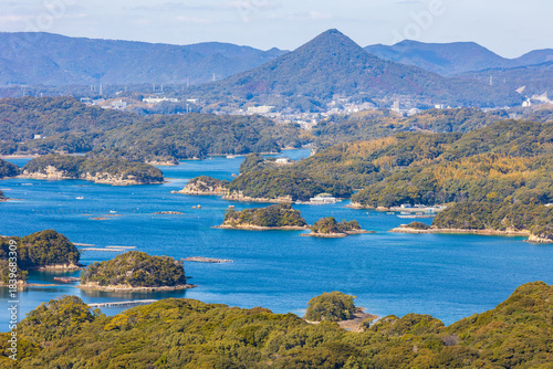 日本の風景　長崎県佐世保市　九十九島　九十九島観光公園