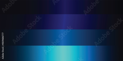 Abstract background with horizontal gradient bands transitioning from dark blue to bright cyan, creating a modern and sleek visual effect.
