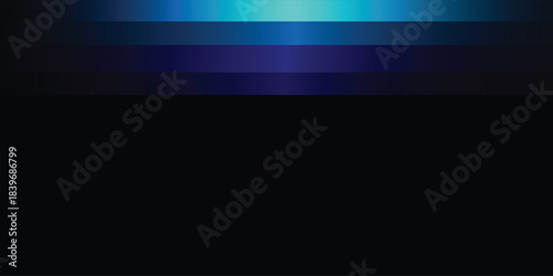 Abstract background with blue and cyan horizontal light streaks on a dark surface.