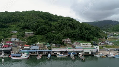 Aerial View of Donghae Samcheok Obun-ri Coastline