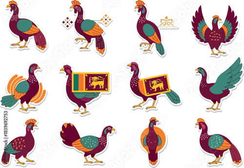 Exotic Birds of Sri Lanka A Colorful Avian Collection