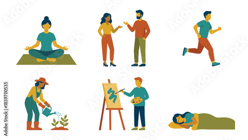 Healthy Lifestyle and Fitness Activities for Wellbeing and Mindfulness