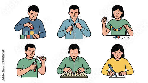 People Packing and Preparing Food in a Modern Kitchen