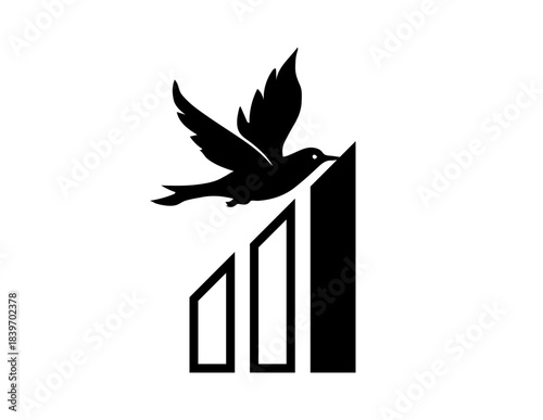 birds financial logo,bird financial icon,bird financial image,bird financial abstract logo,bird finance logo