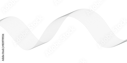 simple black blend wavy line design art for banner poster background.