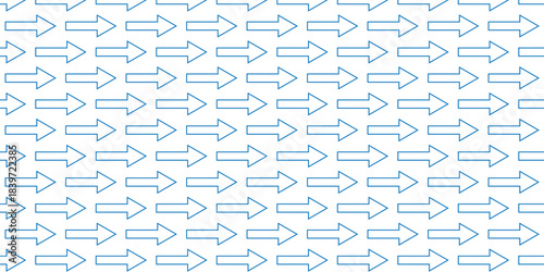 simple blue outline arrow pattern for banner poster background.