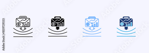 Business Resilience Icon Set Multiple Style Collection Element For Design