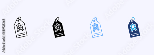 Brand Identity Icon Set Multiple Style Collection Element For Design