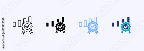 Quality Improvement Icon Set Multiple Style Collection Element For Design