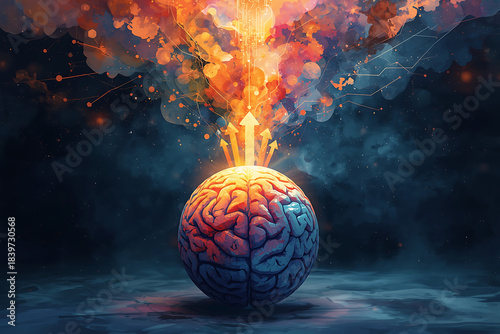 Global Knowledge and AI Transformation Concept Featuring a Connected World, Digital Networks, Evolving Intelligence, and Human–Machine Collaboration Shaping Future Innovation and Learning. AI-generate