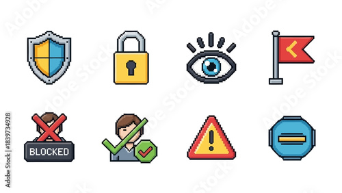 Digital Marketing and Advertising Icons Set. SEO, PPC, ROI, and Business Metrics Flat Line Vector Collection.