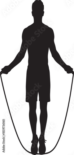 Human figure vector illustration representing a person standing upright in a clean, modern graphic style