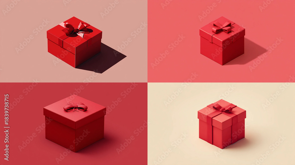 Obraz premium gift boxes vector illustration