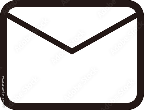 線画のメールアイコン