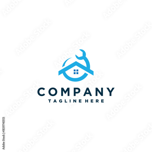 Plumbing logo design template
