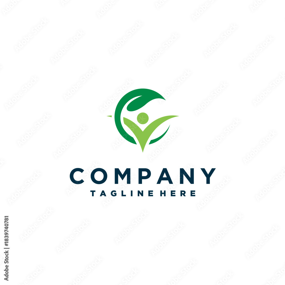 Fototapeta premium health logo design template