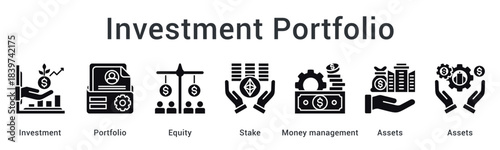 Investment portfolio diversifies equity stakes with money management strategies across various assets and holdings.