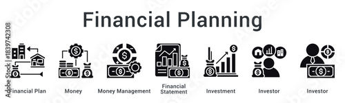 Financial planning develops money management strategies using statements for investment and investor satisfaction.