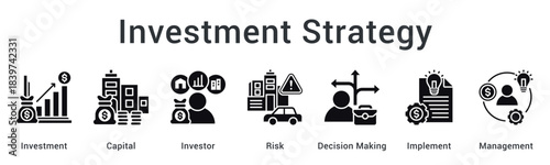 Investment strategy allocates capital for investors while managing risk through decision making and implementation oversight.
