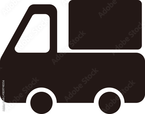 線画のトラックアイコン