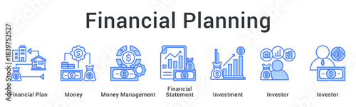 Financial planning develops money management strategies using statements for investment and investor satisfaction.