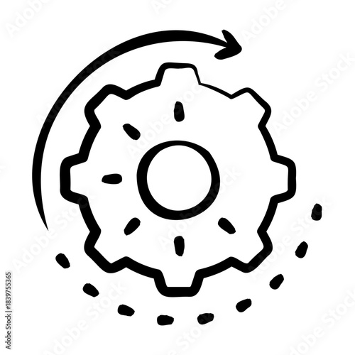 Processing Icon - Handdrawn