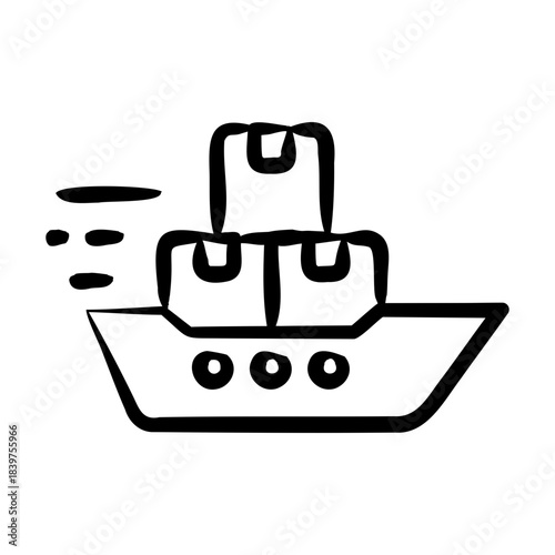 Shipment Icon - Handdrawn