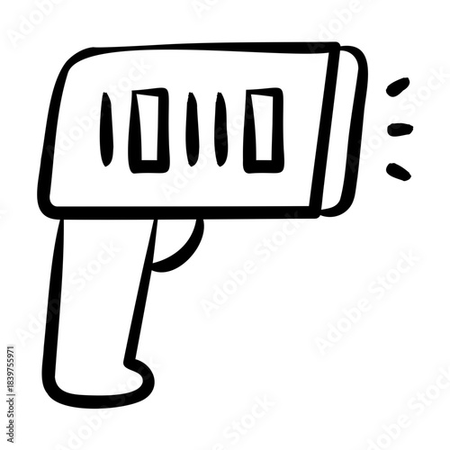 Barcode Icon - Handdrawn