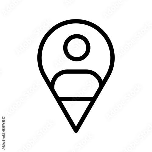 Accurate User Location icon set for GPS tracking, real-time navigation, map positioning and digital location services