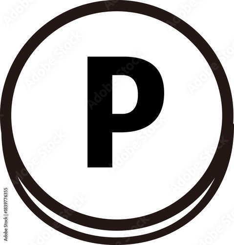 ポイントを象徴するシンプルな線画アイコン