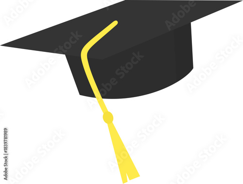 Black graduation cap