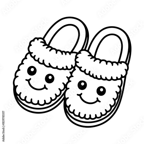 Cozy Comfort: Adorable cartoon slippers exude warmth and relaxation, perfect for a day of rest and comfort.
