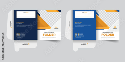 Professional business file folder templates for branding, marketing, and corporate file presentation.
