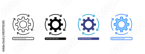 Update icon set multiple style collection