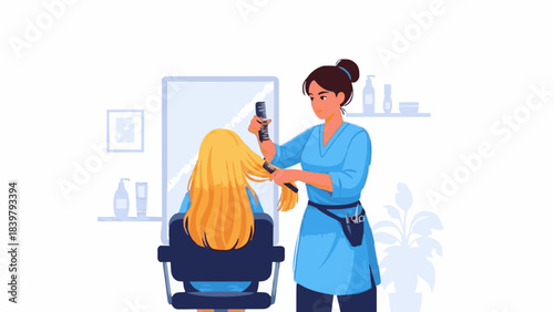 business woman in office