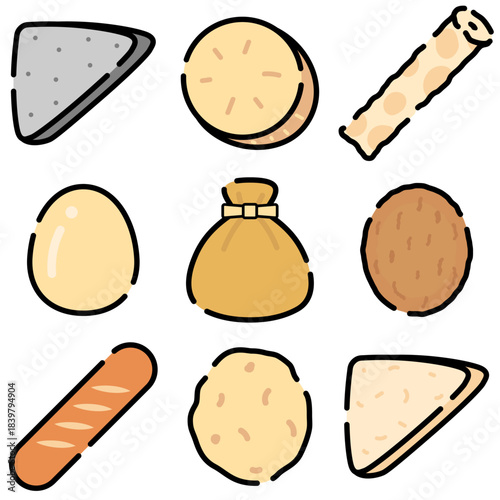 おでんの具のイラストセット2