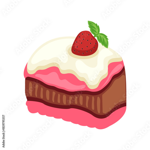 Strawberry Double Layer Cake