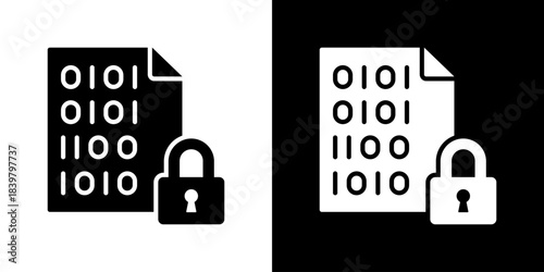 Encryption Icon Vector Illustration. Flat Style Design Created For Creative Flexibility In Light And Dark Versions. 